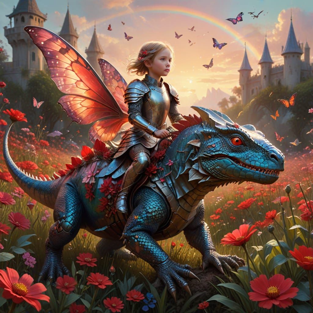 Armored Fairy and her Armored Beast