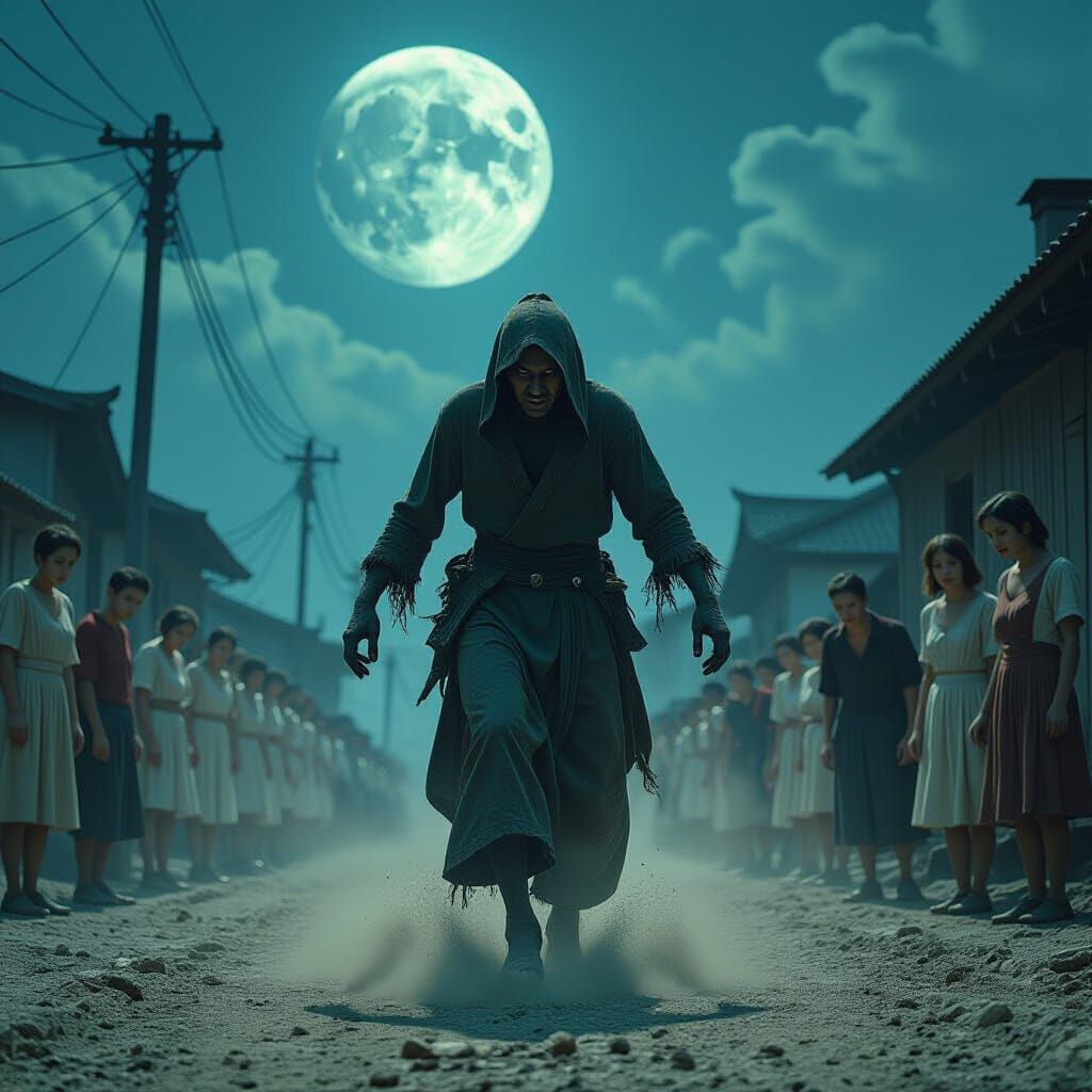 Eerie Dancer's Feet Dissolve in Cinematic Horror