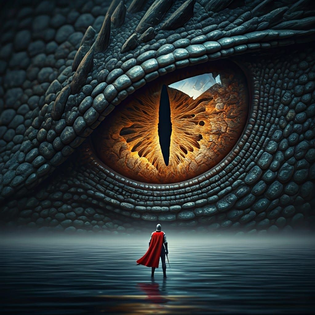 The knight and the (very big) dragon