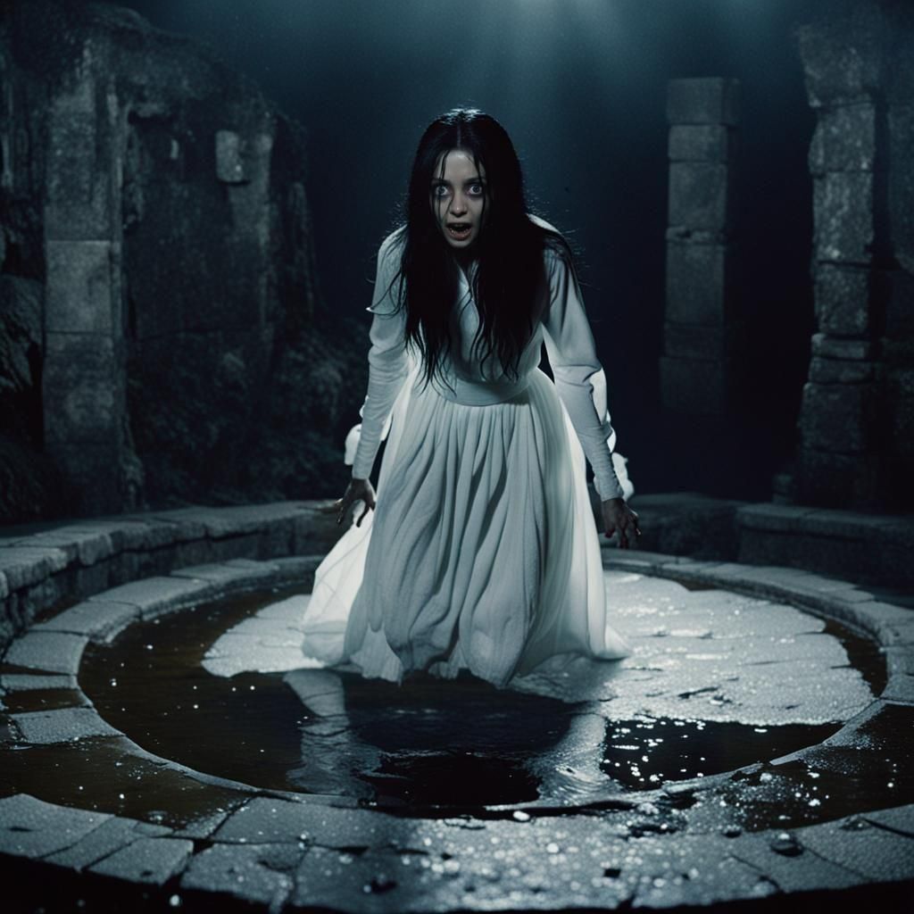 Don't look at me! I'M HIDEOUS! horror movie, Samara Morgan c...