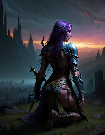 Elven Paladin and the Zombie Arm, in 2E Style