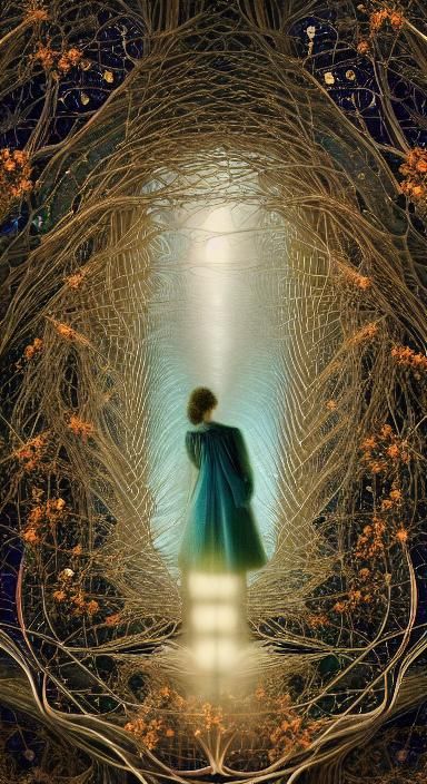 Brain Network in Warped Perspective with Spirit Exposure