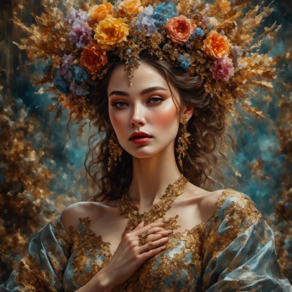 Hands Uplifted in Gratitude: Hyperrealistic Render