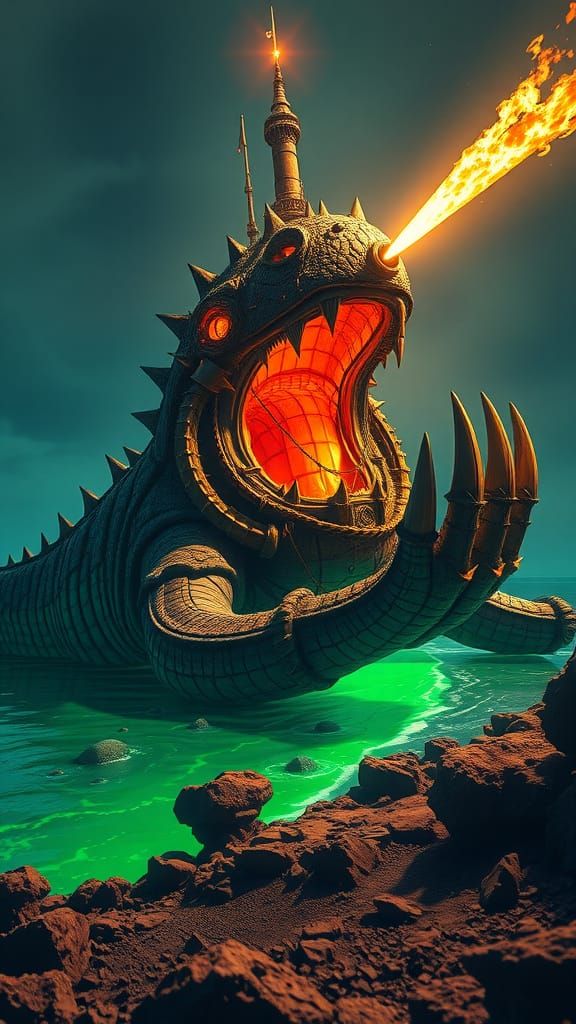 Cyberpunk Martian Landscape in Hyper-Realistic 8K CGI