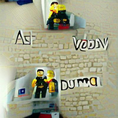 Lego Car in a Lego House
