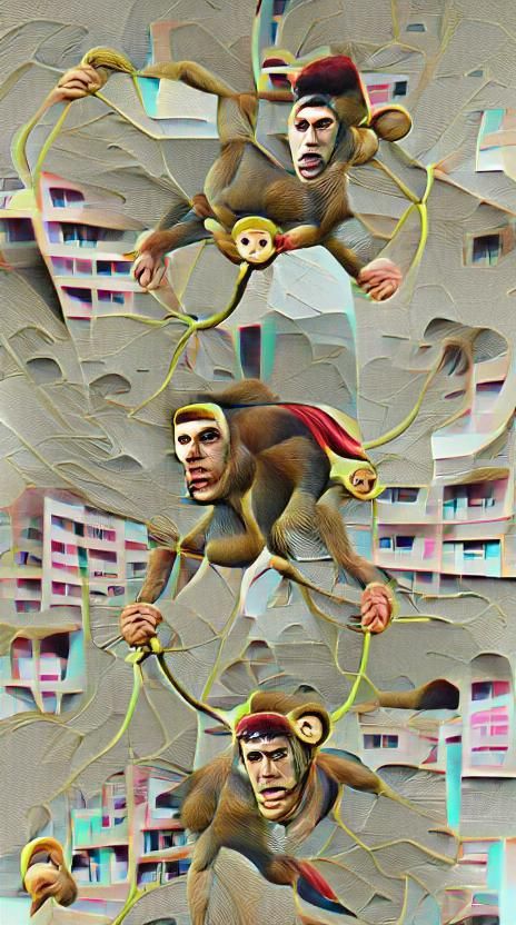 Monkey Man Generated by AI