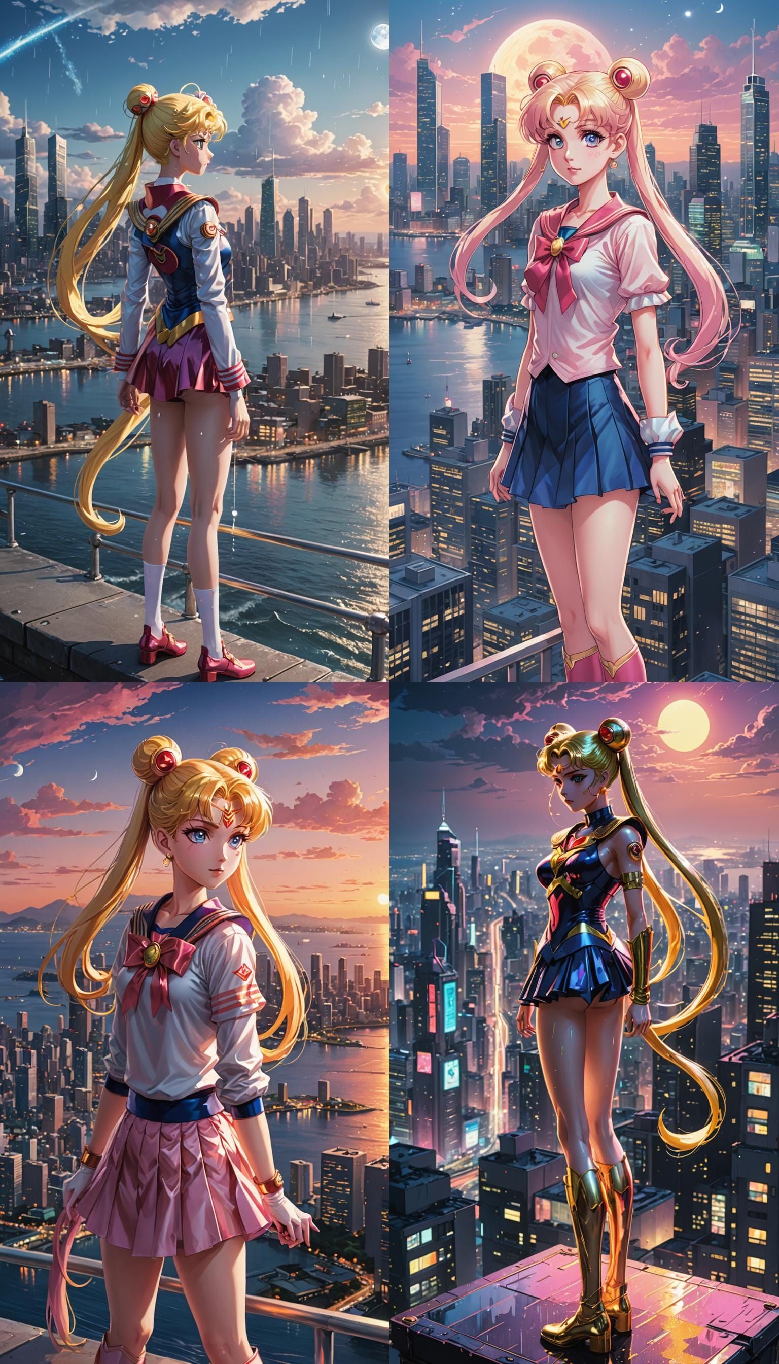 Sailor Moon in a City by the Sea