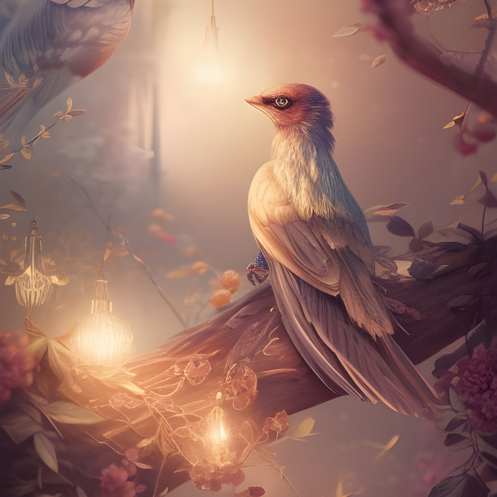 Gorgeous Bird in Soft Lighting