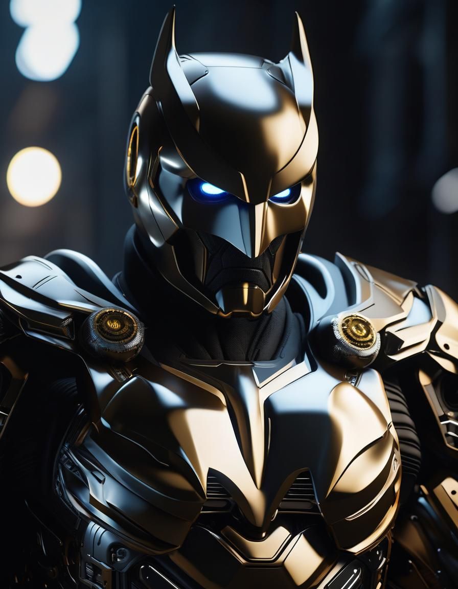 Futuristic Owlman Mech in Sci-Fi Cinematic Style