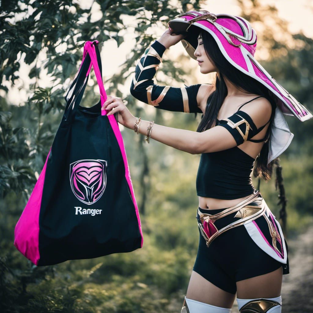 Detailed Power Ranger Portrait in Ambient Light