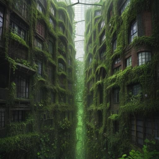 City Reclaimed by Nature's Fury