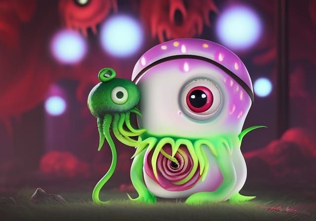 One eyed eldritch monster friends : Cthulhu