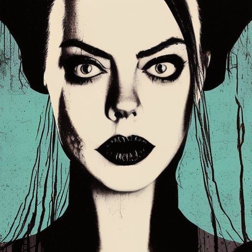 Composite Portrait in Pop Art Style