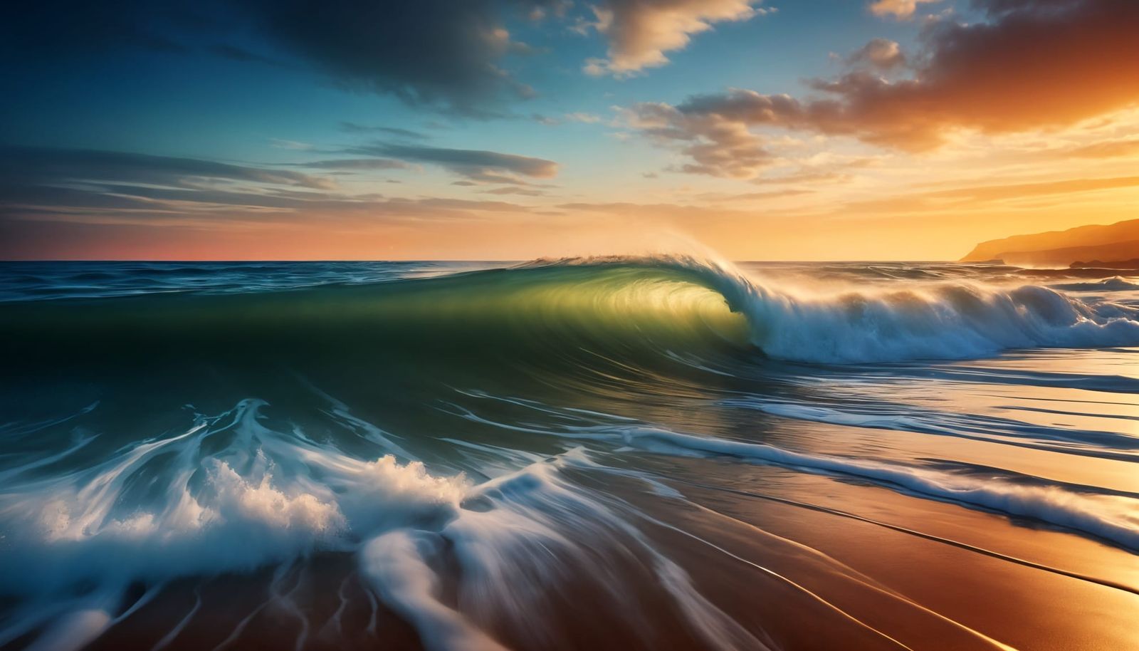 Dreamlike Waves in Vibrant Psychedelia