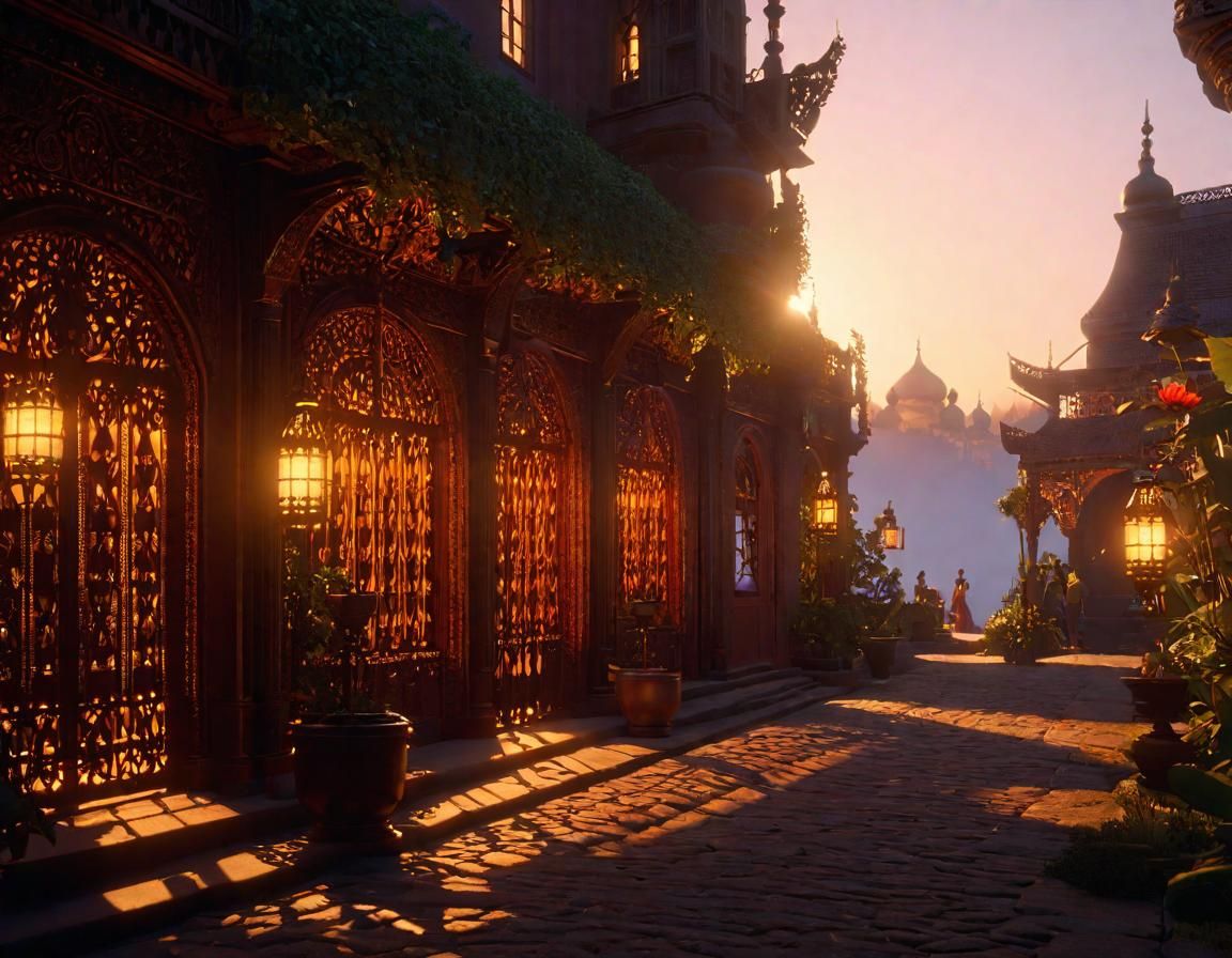 Zanzabar at Magic Hour: Cinematic Composition