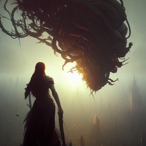 Hyperdetailed Brain: Dark Fantasy Concept Art