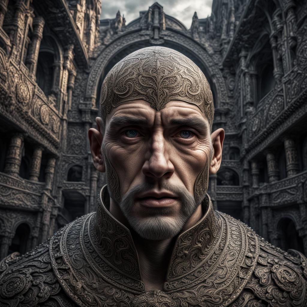 Hyperrealistic Fantasy Character in HDR