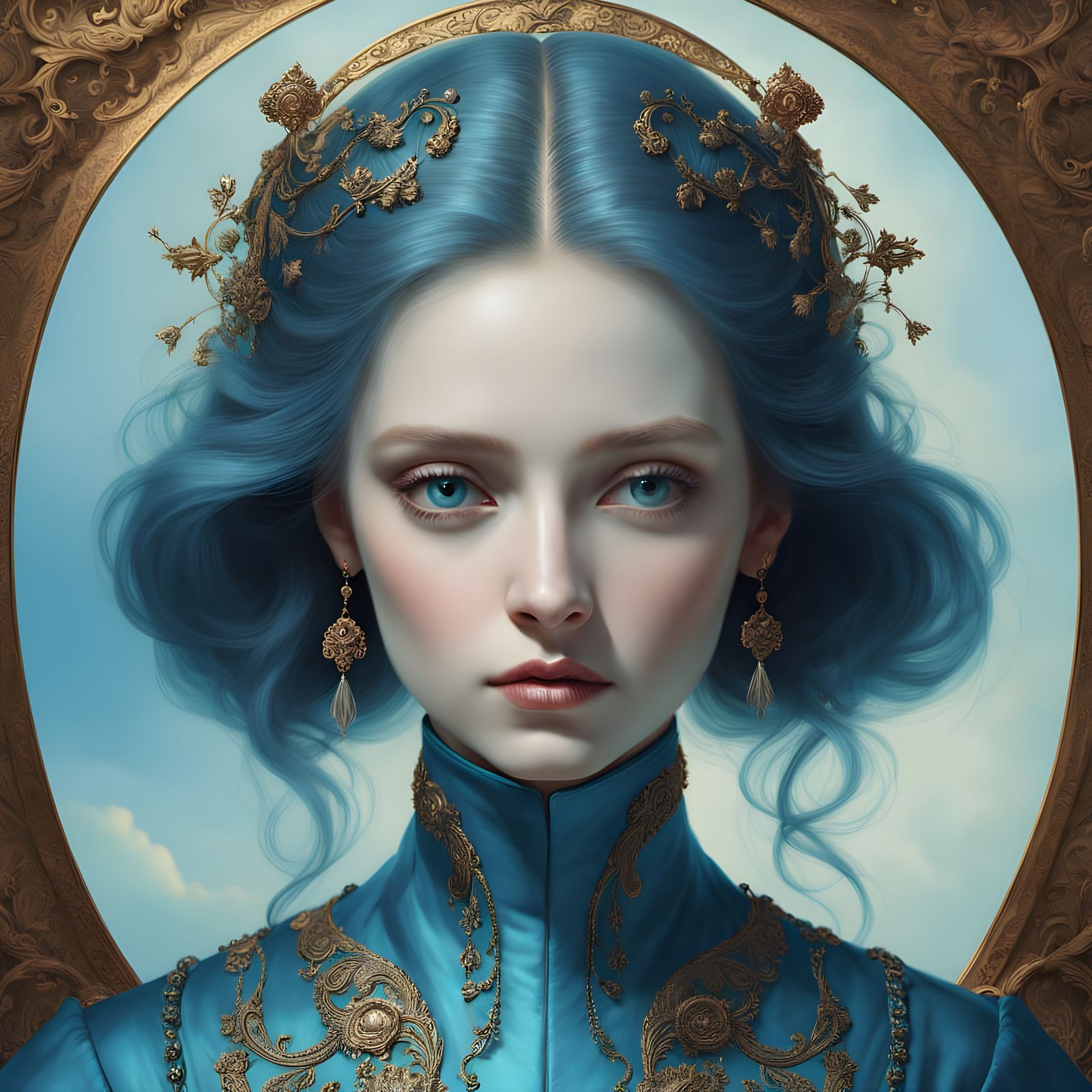 Surreal Zippered Face Reveals Mystical Inner World