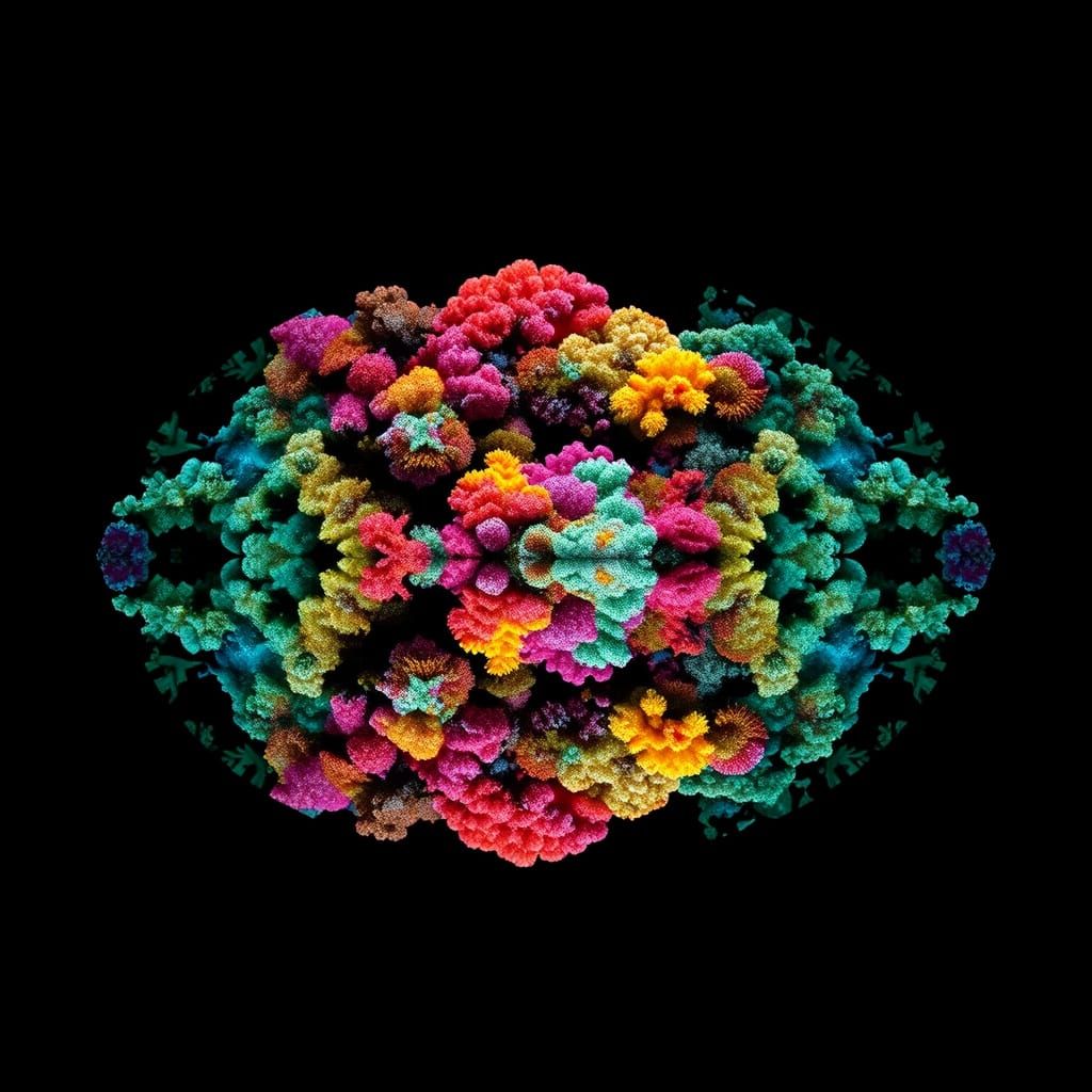 Tropical floral reef