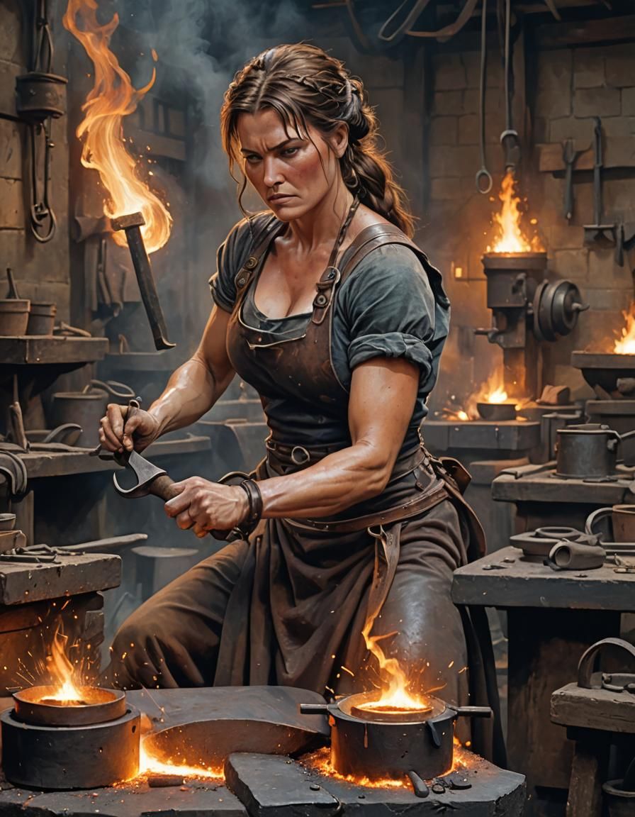 "Lady Blacksmith" Magazine
