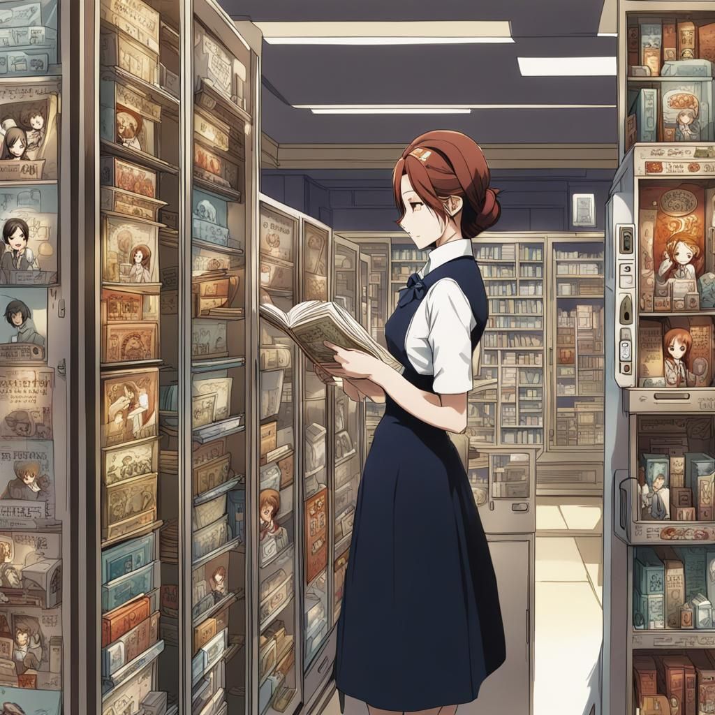 Emma Peel Reads in Sanatorium: Anime Style