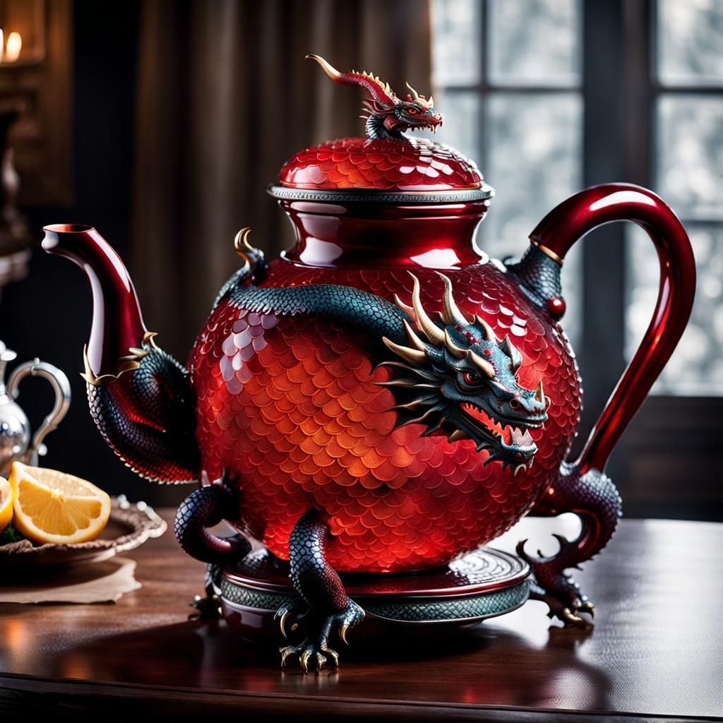 Dragon Teapot: Mystical Brewing Station Transformation