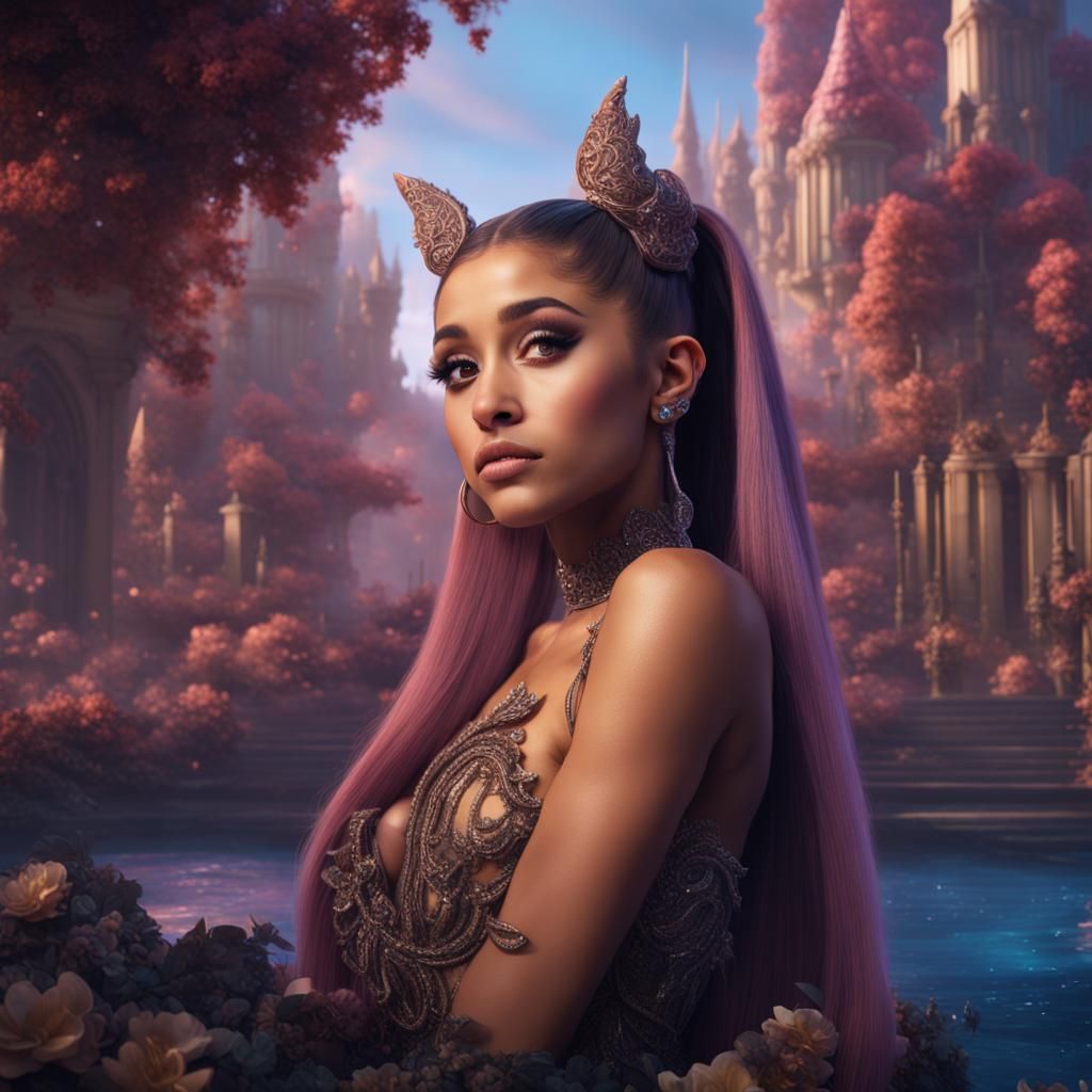Ariana Grande: Detailed Matte Painting in Unreal Engine 5