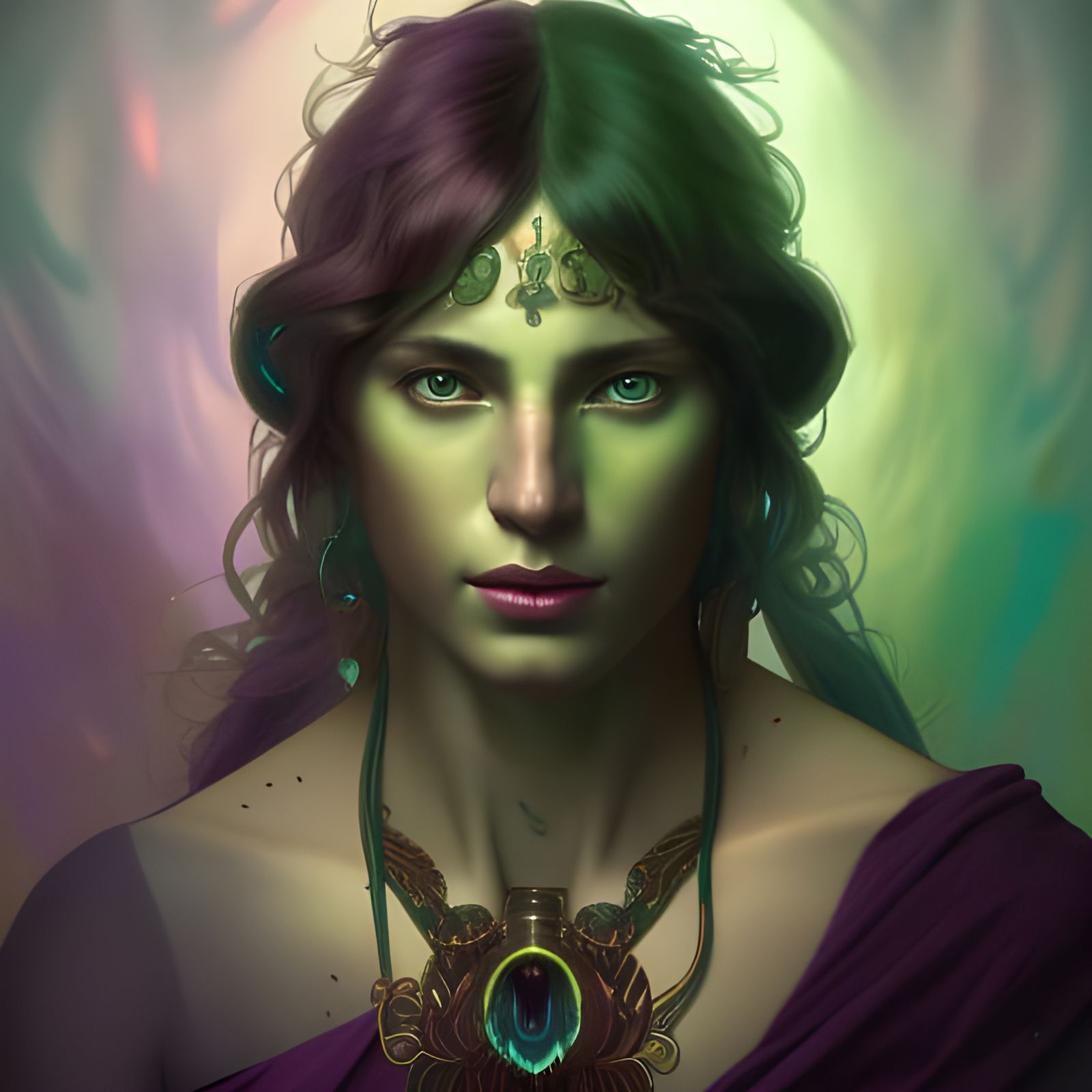 Chiron Healer Portrait in Hyperdetailed Concept Art
