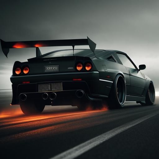 Hyperrealistic Drifting Cars in Cinematic Style