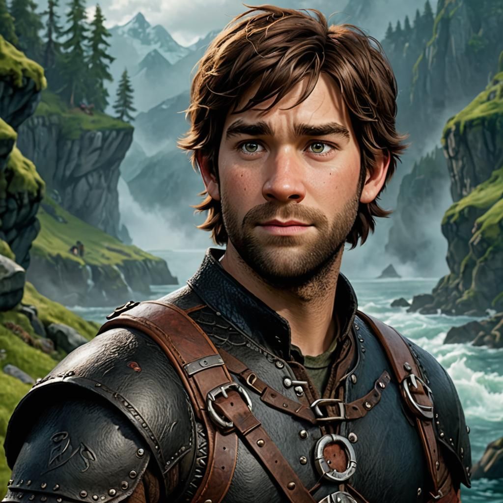 Jim Krasinski as Hiccup: Live-Action Photorealistic Style