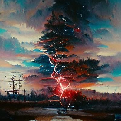 Stranger Things Oil Painting in Gurney Style