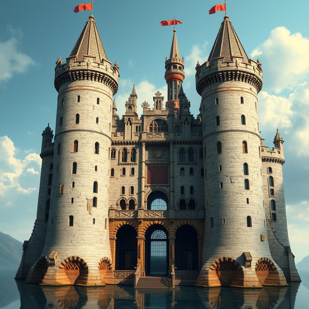 Medieval Fortress Revealed in Cutaway Glory