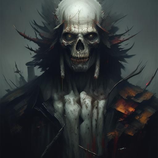 Hyperdetailed Horror Artwork in Rutkowski Style