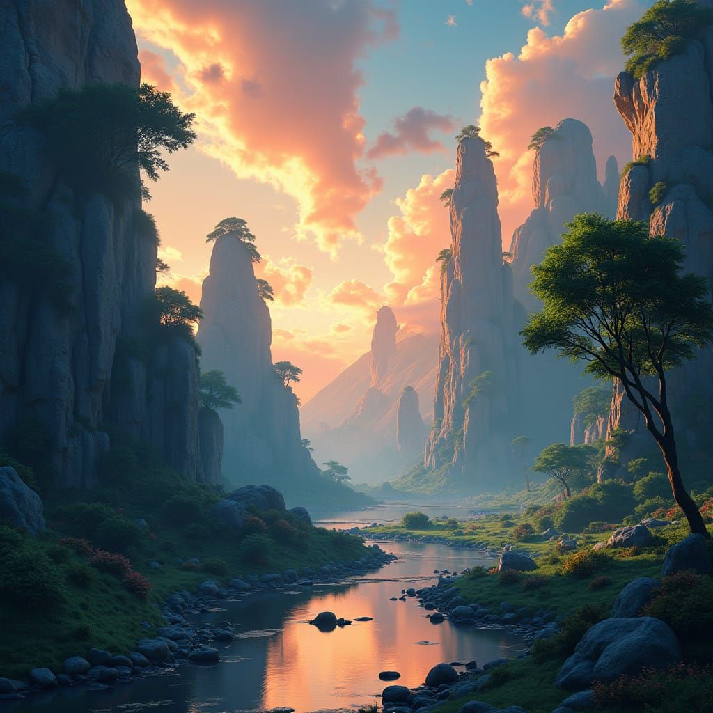 Epic My Hero Academia Fantasy Realm in Vibrant Colors