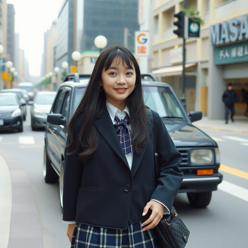 Korean High School Girl in Seoul: 90s Lomo Film