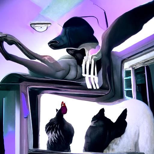 Rocko, Heffer, and Filburt at Chokey Chicken