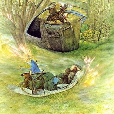 Tom Bombadil's Victory Over the Barrow-Wight