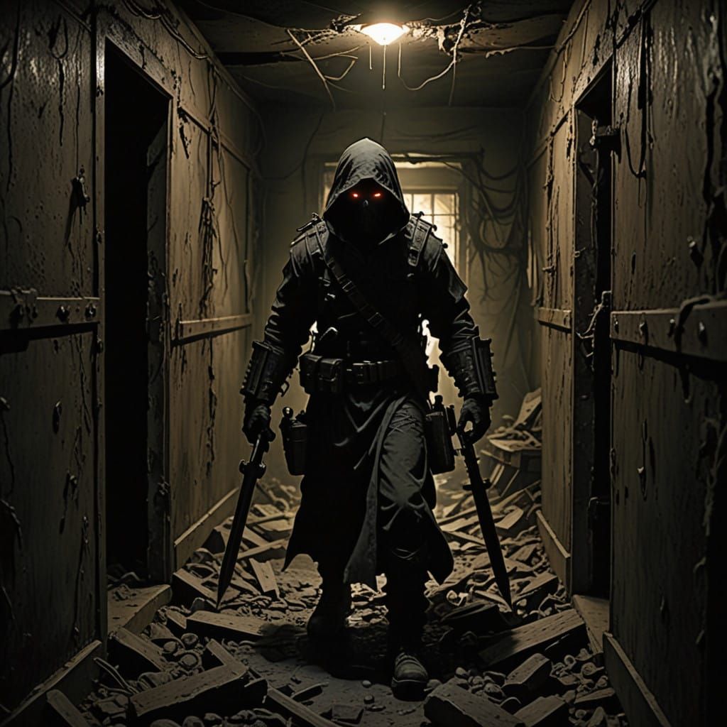 Dark Fantasy Shadow Lurks in Postapocalyptic Horror Halls