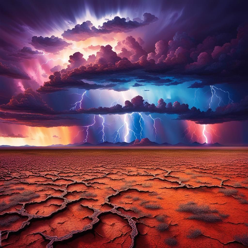 Cosmic Lightning Illuminates the Outback in Ethereal Hues