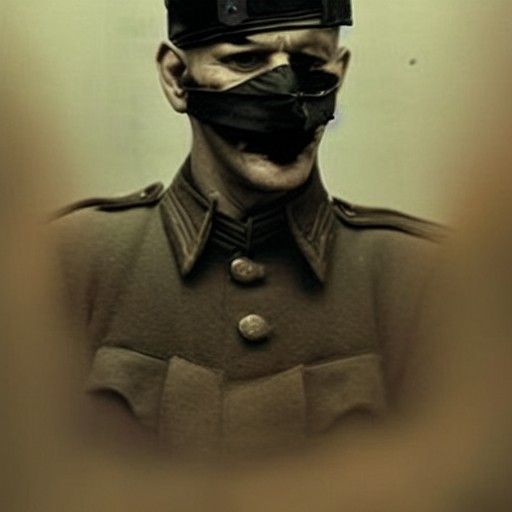 WWI German Soldier: Sadness and Despair