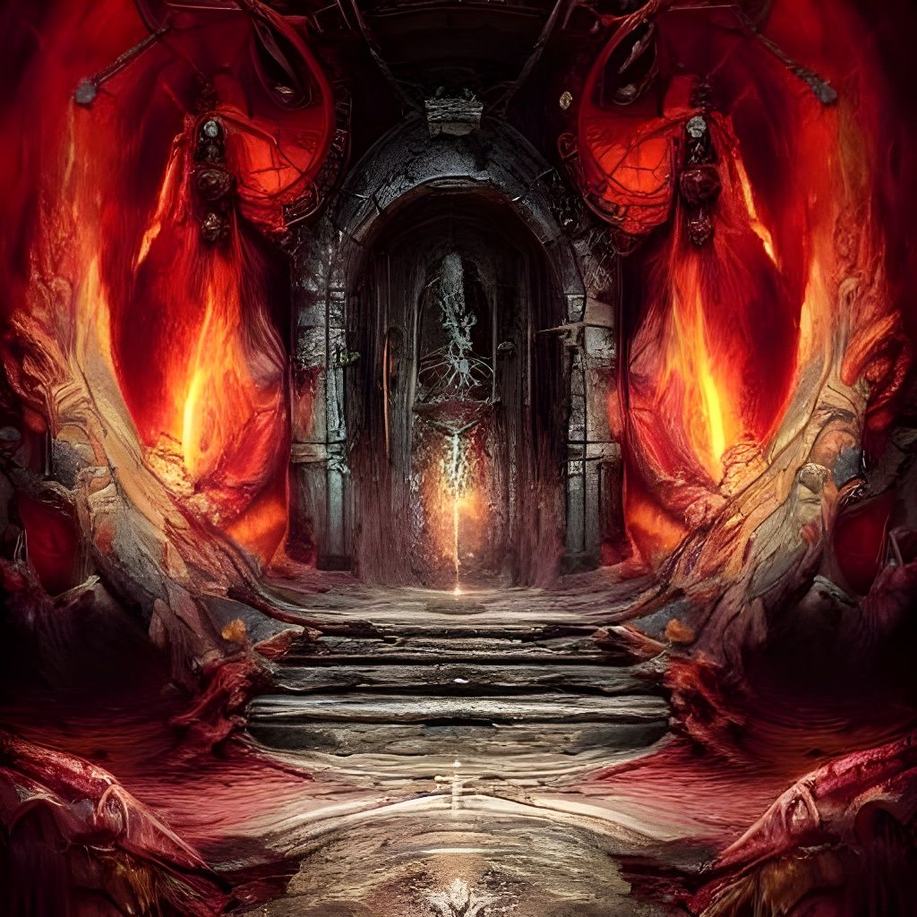 Epic Entrance to Hell: Digital Matte Painting