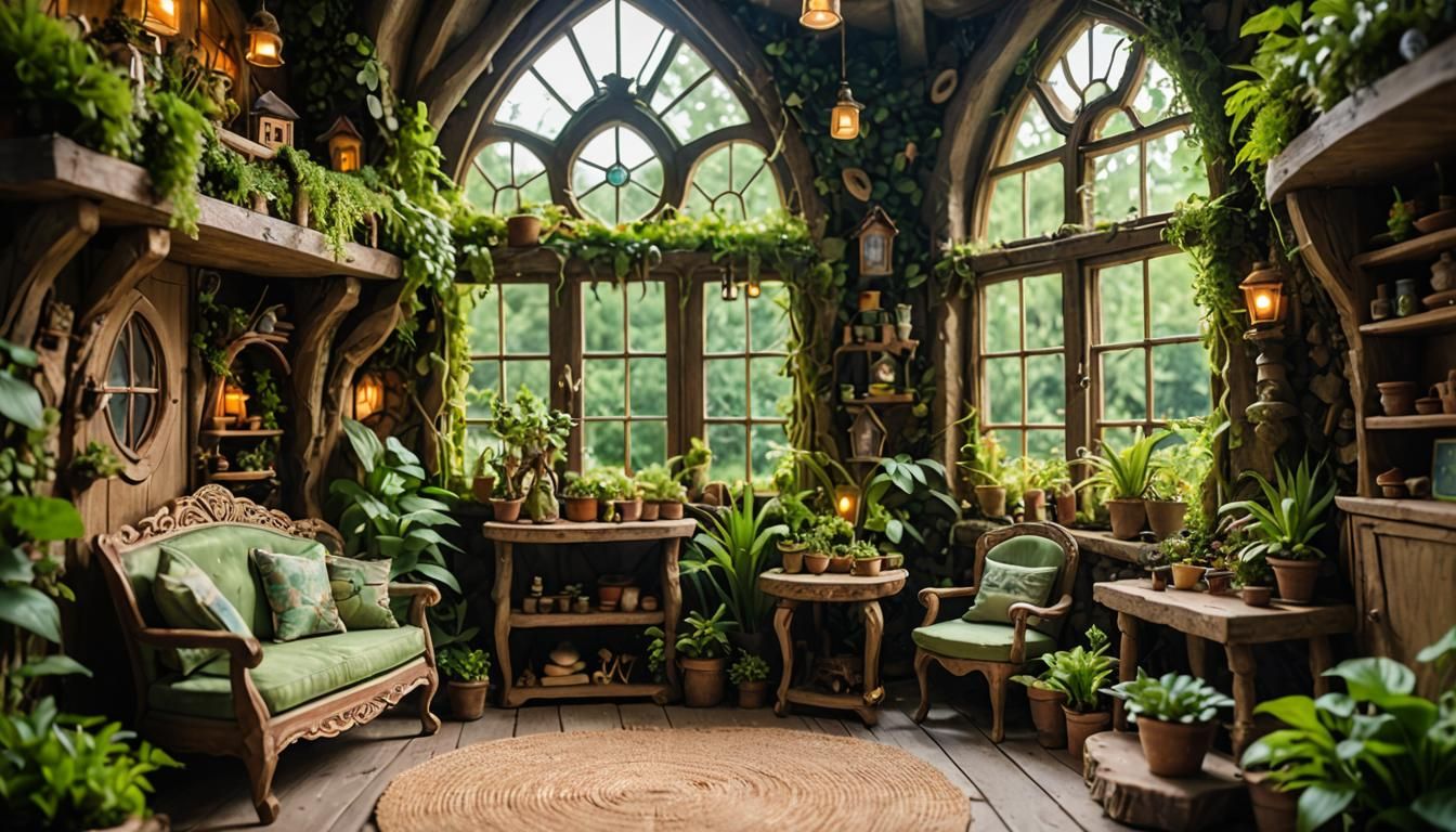 Enchanted Fairy House Living Room: Professional Photography