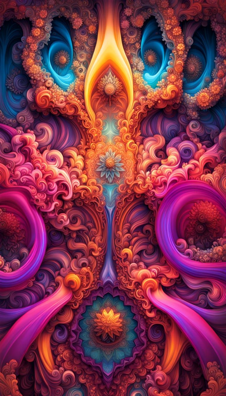 The Universe is Expanding, 
Represent as Very Complex Geometric Micro- Fractal Maximum 3-D Effects using 3-D Texture and...