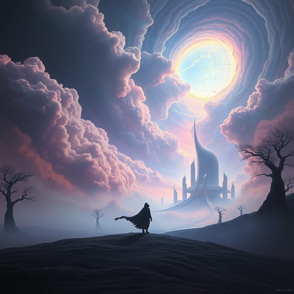 Dreamlike Figure in a Biomechanical Surreal Universe