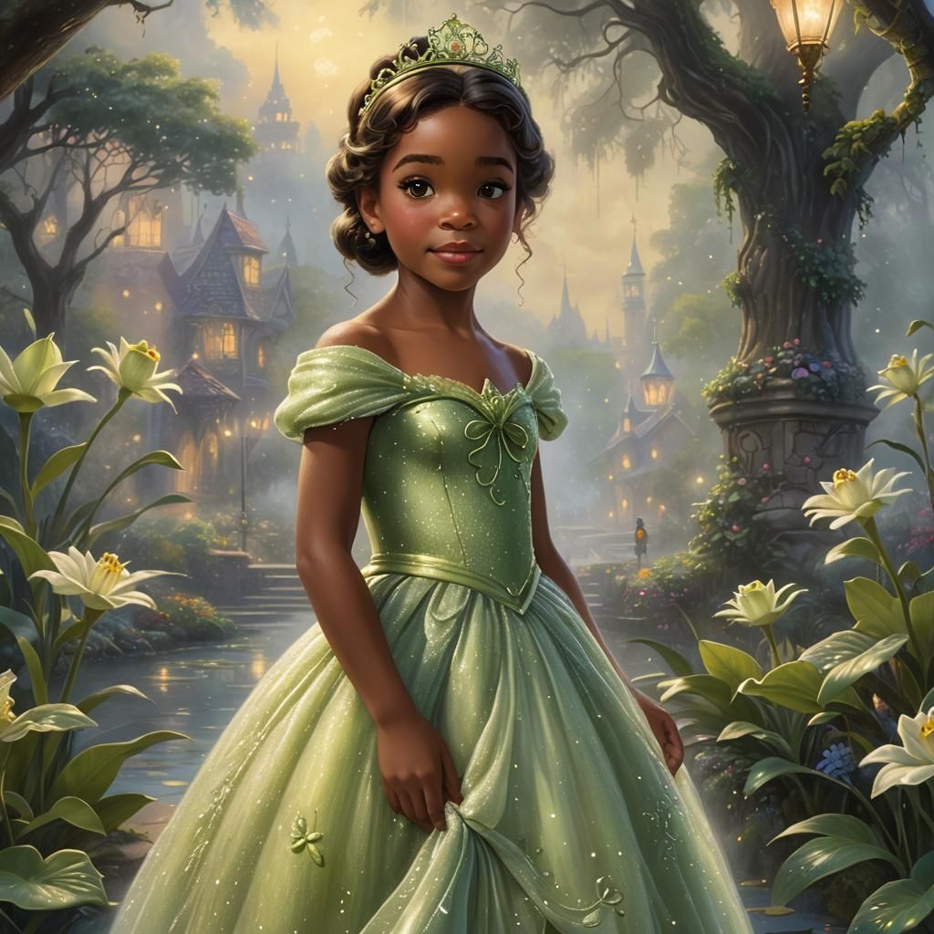 Young Tiana Fairytale Fantasy Portrait