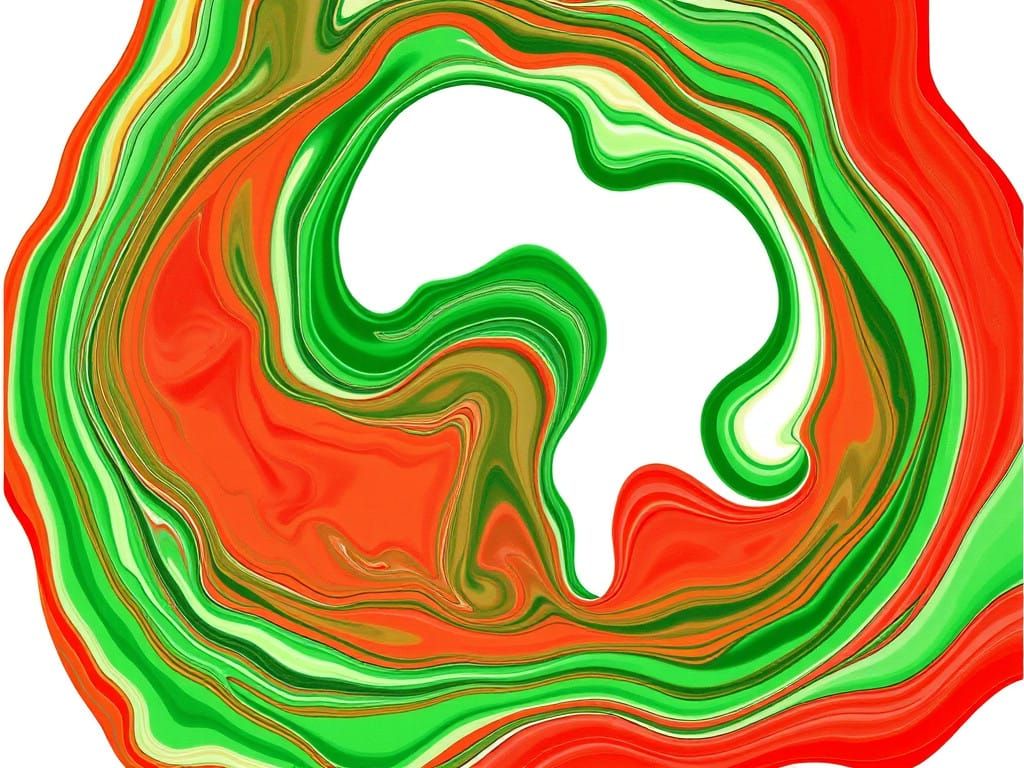 Liquid Cubist Art Pieces in Pop Art Style