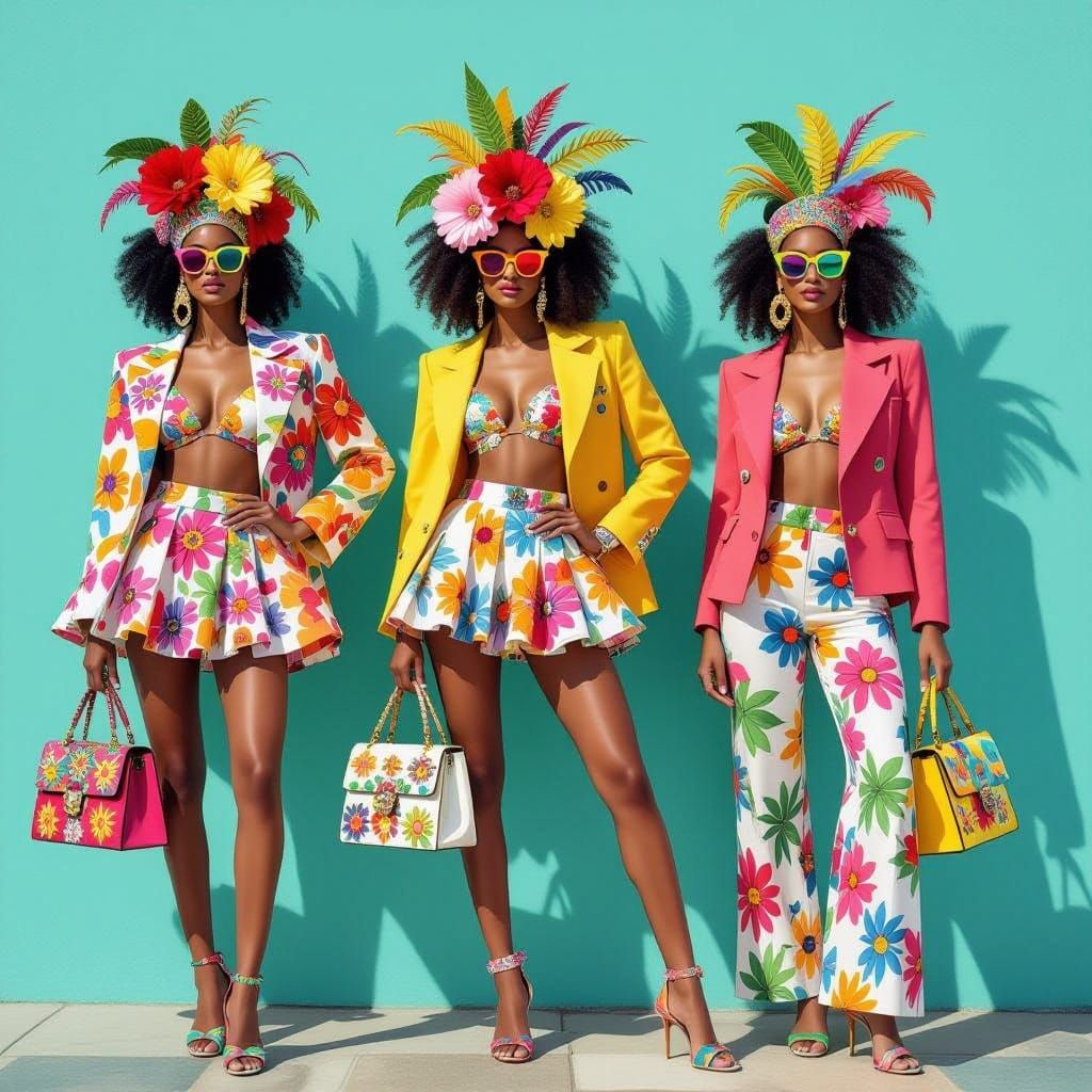 Summer Carnival Fashion in Vibrant Colors