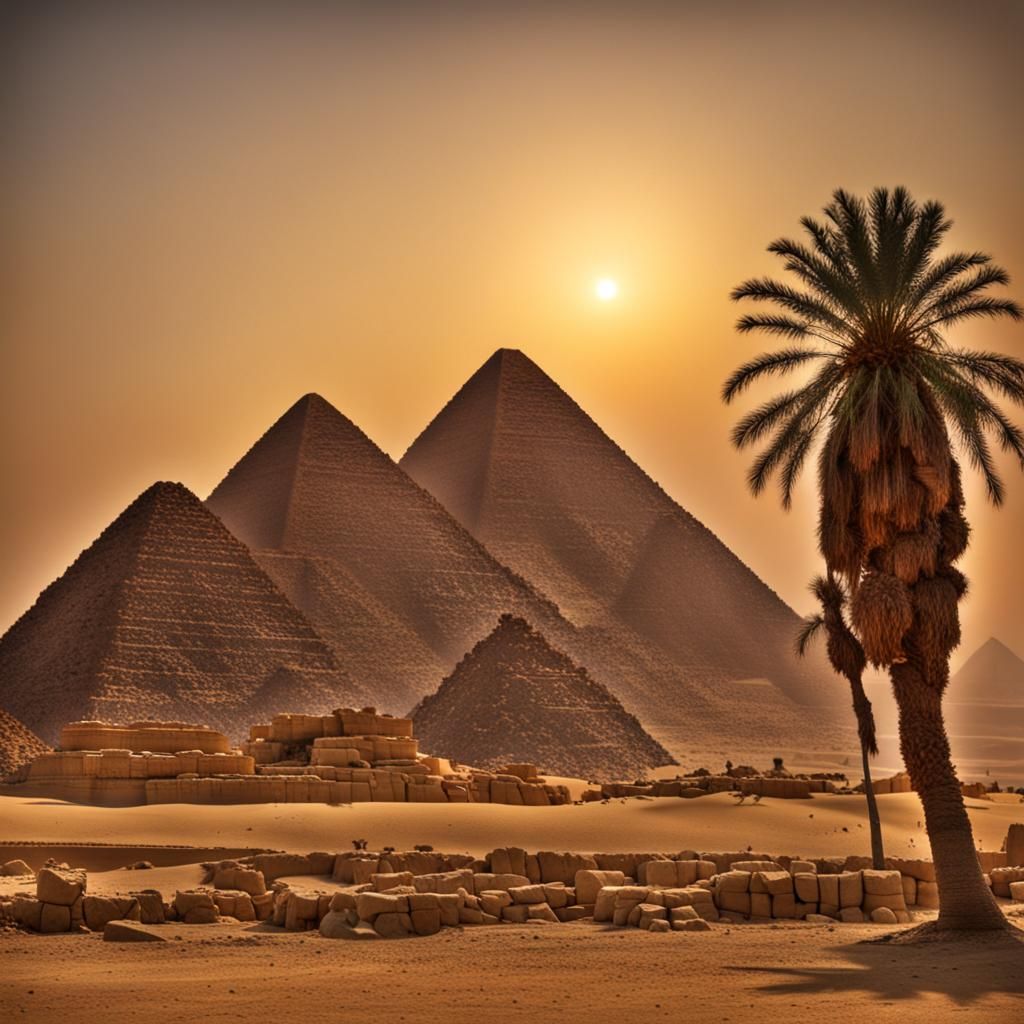 Stunning Egyptian Scene in Professional Photography Style