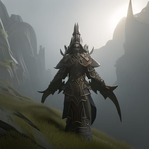 Lost Soul Embracing New Life: Dark Fantasy Concept Art