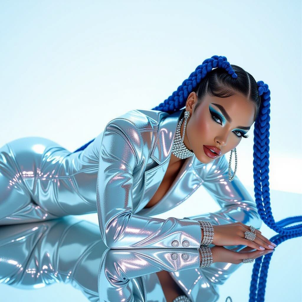 Futuristic Fashion Editorial in Avant-Garde Style